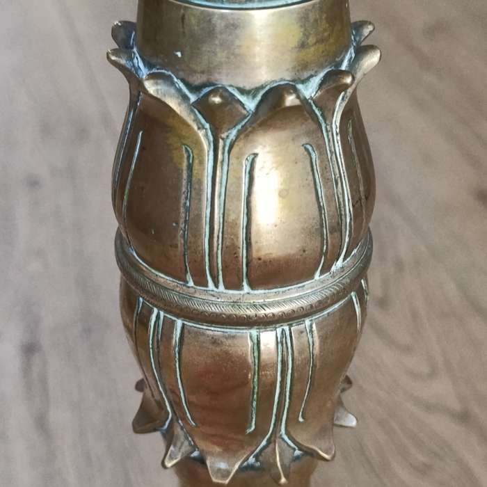 Vintage Solid brass gentleman's club smoking Station - weighs 17.5kg