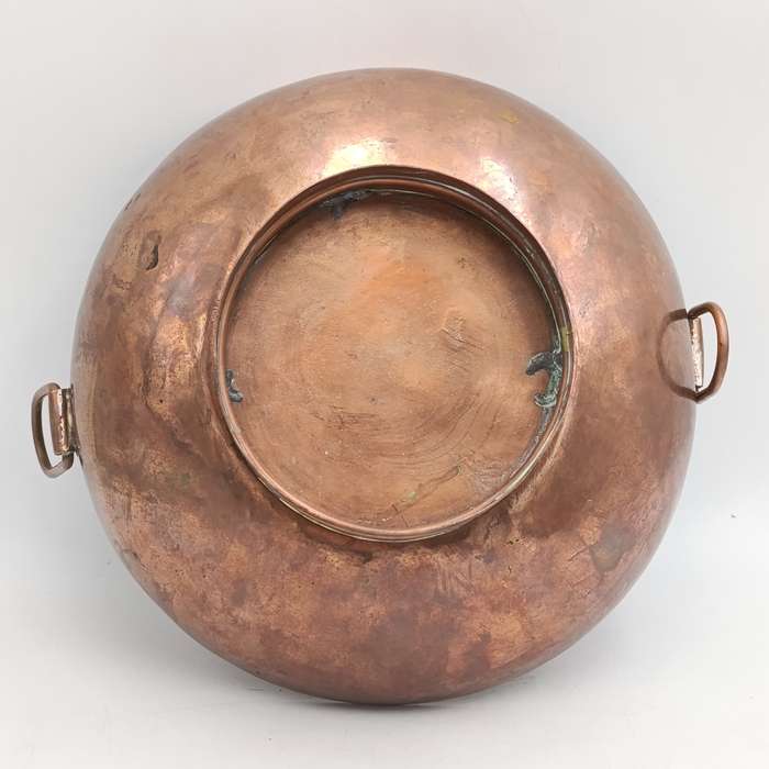 Antique De Klerk copper fruit bowl