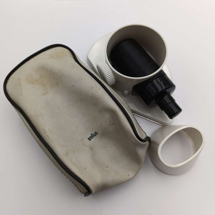 Braun travelling hair dryer attachment for clothing iron