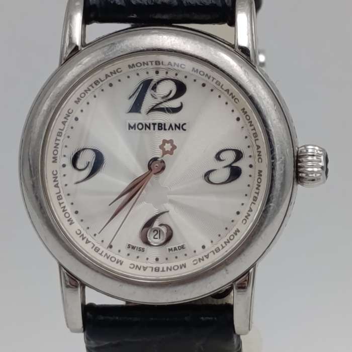 Mont Blanc Meisterstuck 7079 ladies watch - serial PB155603 - fine scratches on glass