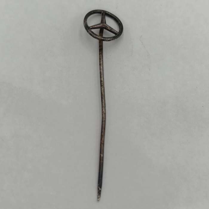 Vintage Silver Mercedes-Benz stick pin badge