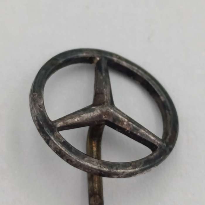 Vintage Silver Mercedes-Benz stick pin badge