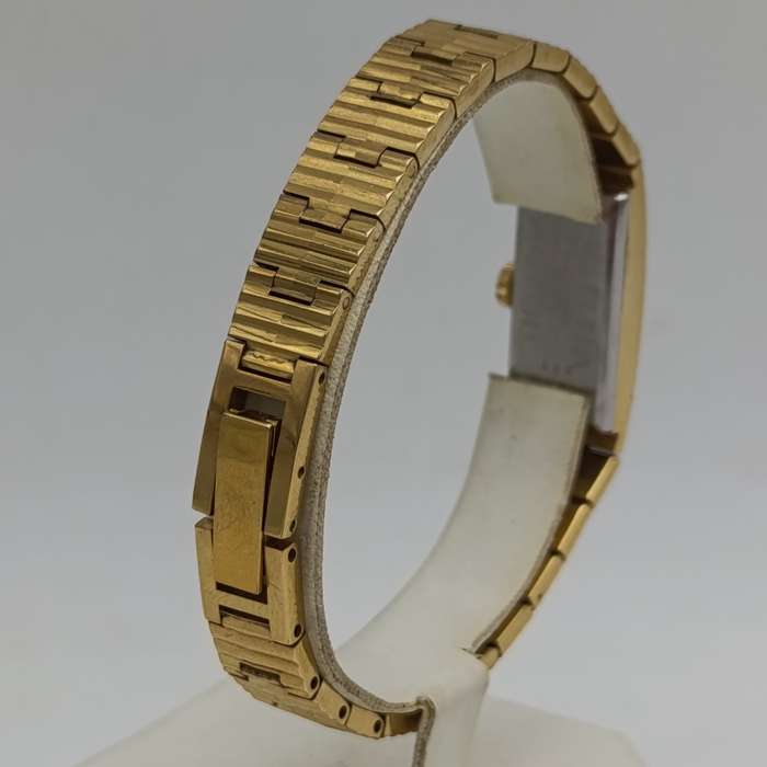 Vintage Delfin Edox gold colour mechanical ladies watch in original box - working