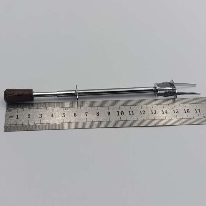 Vintage Automatic Bar tongs and push fork for ice, cherries and Olives