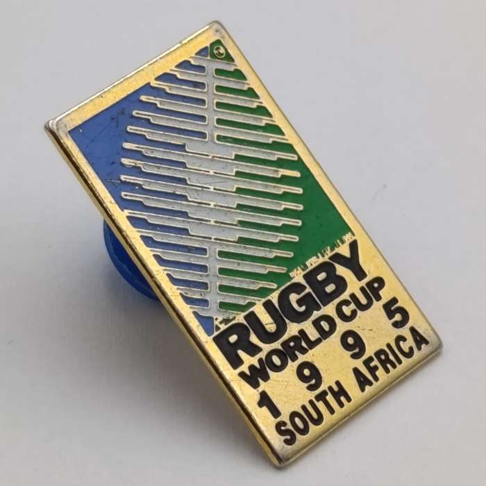 1995 Rugby World Cup South Africa pin badge
