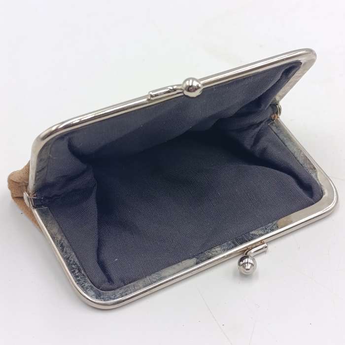 Vintage leather craft of distinction Cape Town crocodile Black leather handbag and purse