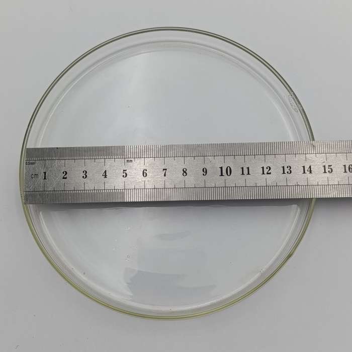Set of 5 pyrex petri dishes - unused - 14cm x 1.1cm