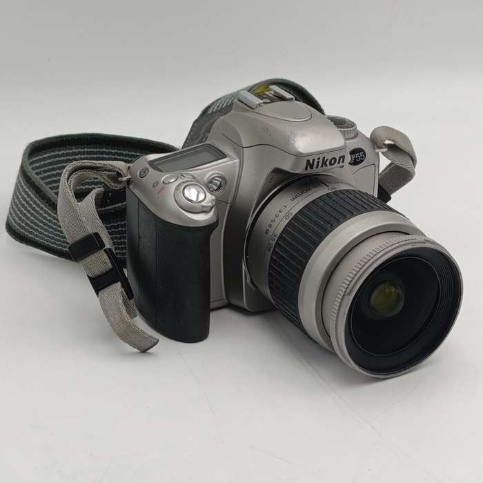 Nikon F22 camera with 28-80mm 1:3.3-56 lens in camera bag