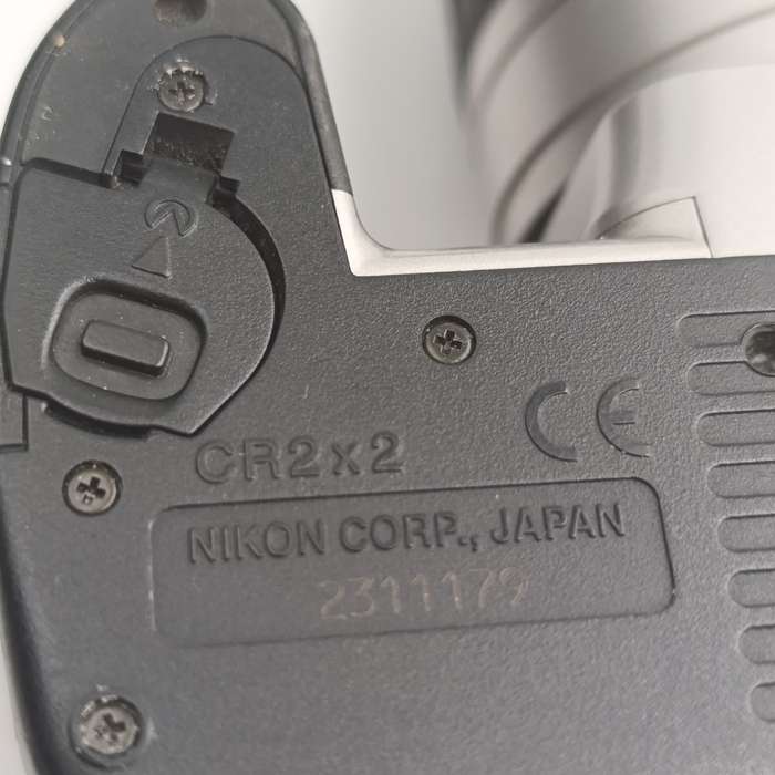 Nikon F22 camera with 28-80mm 1:3.3-56 lens in camera bag