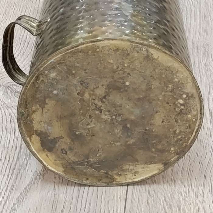 Vintage brass coal scuttle