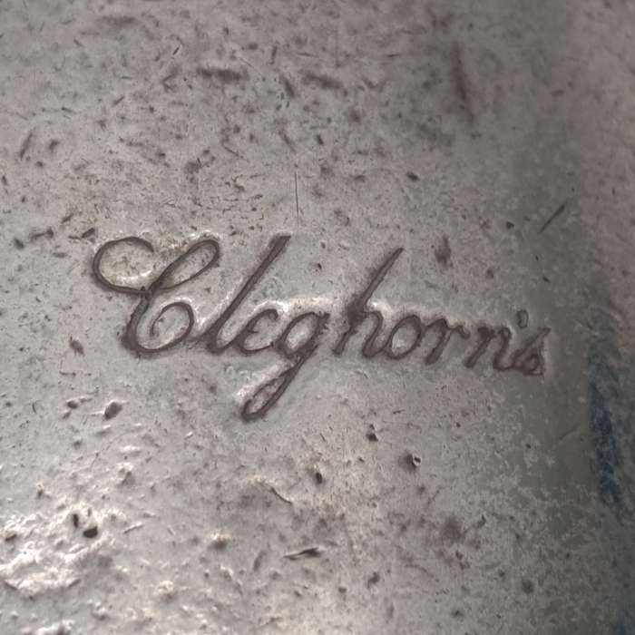 Antique Cleghorn's hotelware silver plated milk jug