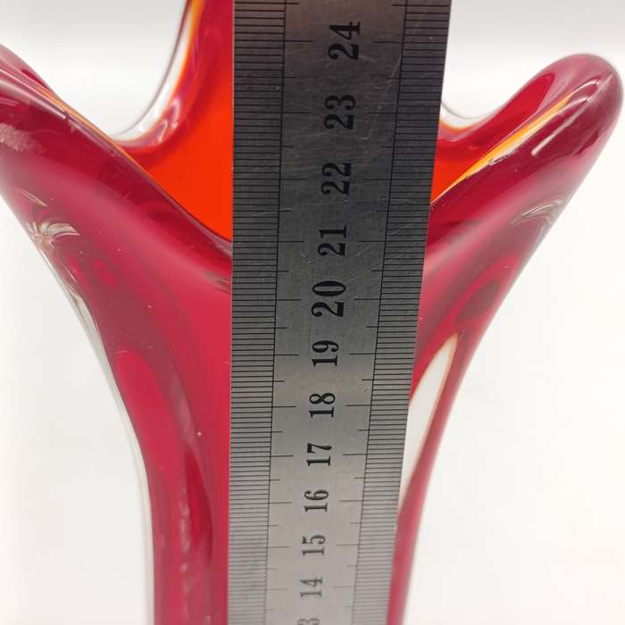 Vintage Murano glass flower vase