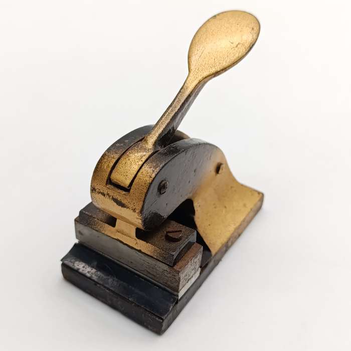 Antique embossing tool for "W. Breytenbach & Co. Cape Town"