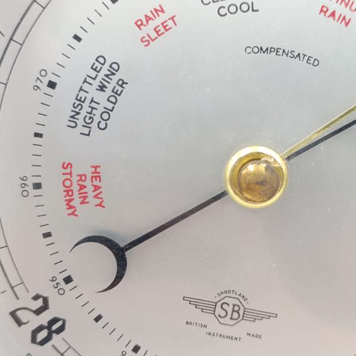 Vintage Shortland British made instruments barometer