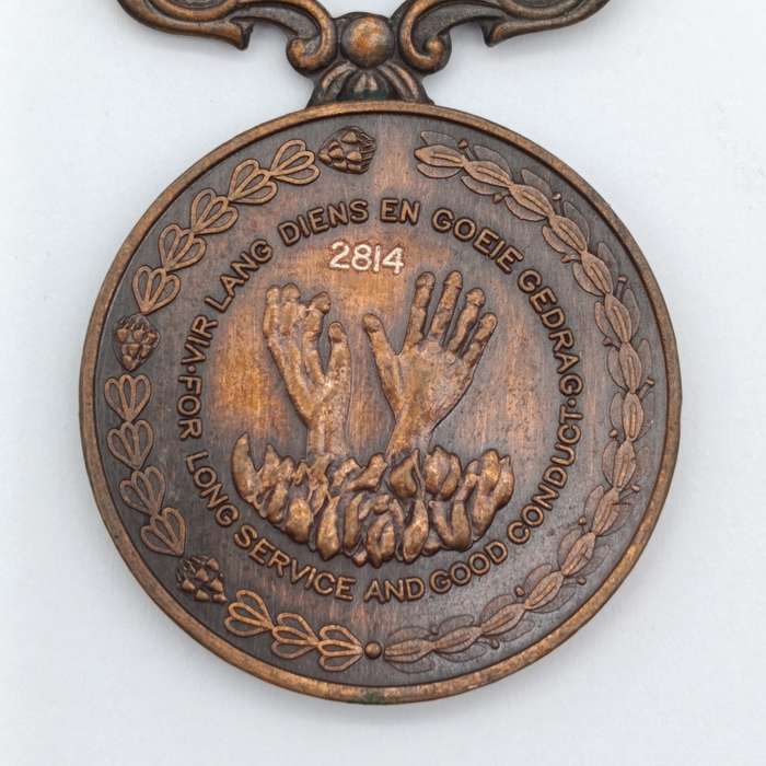 SA Fire Services Long service and good conduct medal #2814