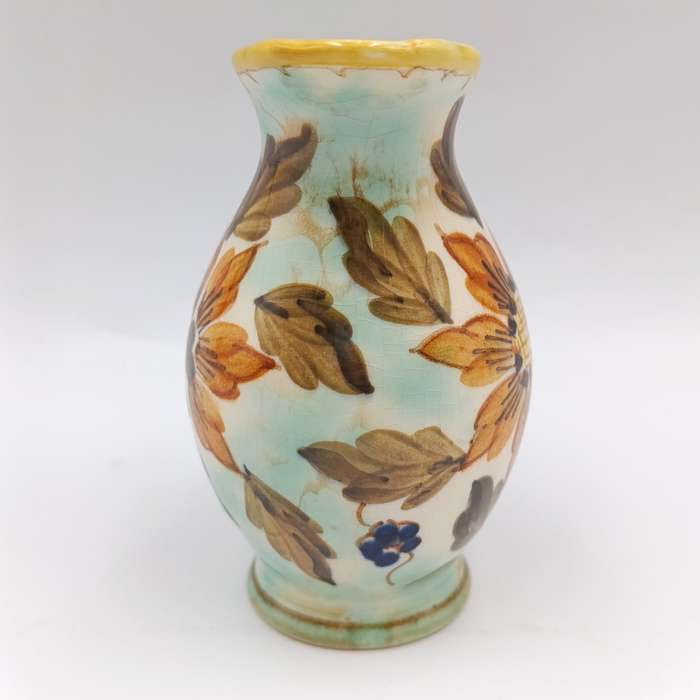 Vintage Gouda Aster Flora small porcelain pitcher