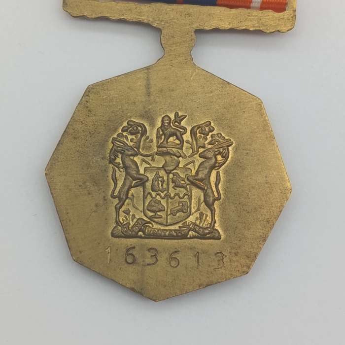 SADF Pro Patria medal - #163613 - fixed type