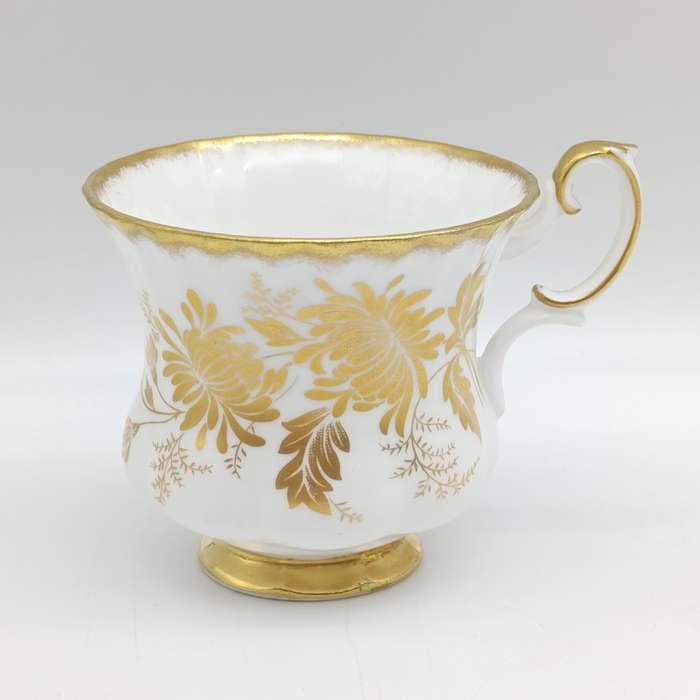 Vintage Royal Albert Golden Glory porcelain cup and saucer