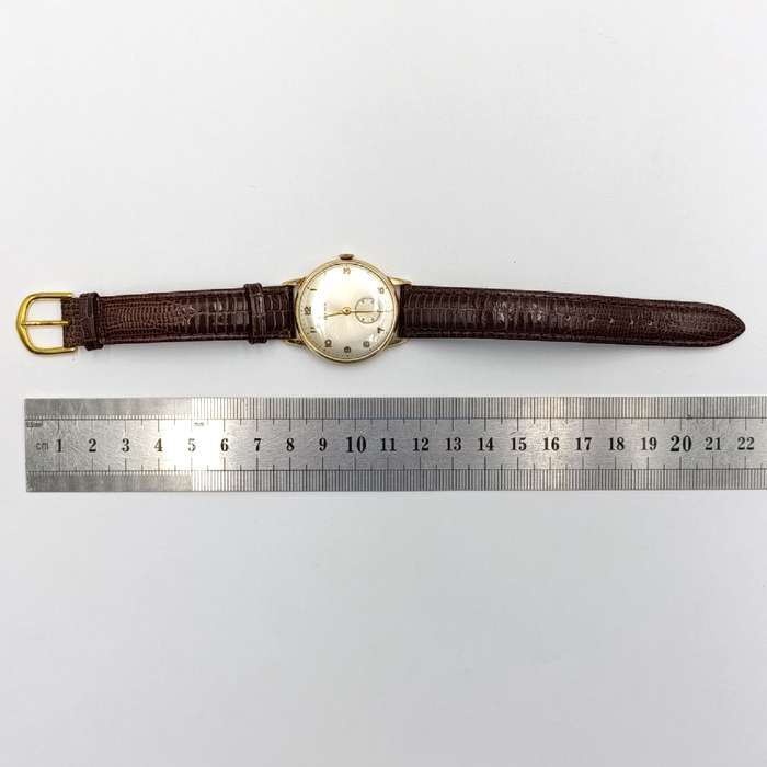 Vintage 9kt Gold Cyma manual wind men's watch - working
