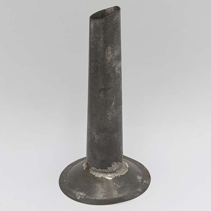 Vintage sausage stuffer spout for meat mincer - diameter 70mm