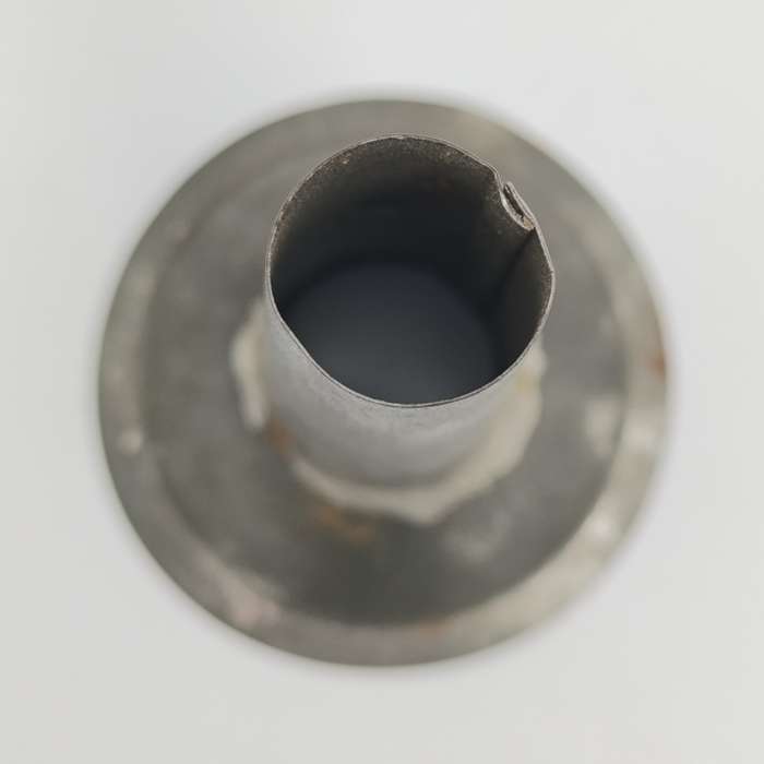 Vintage sausage stuffer spout for meat mincer - diameter 70mm