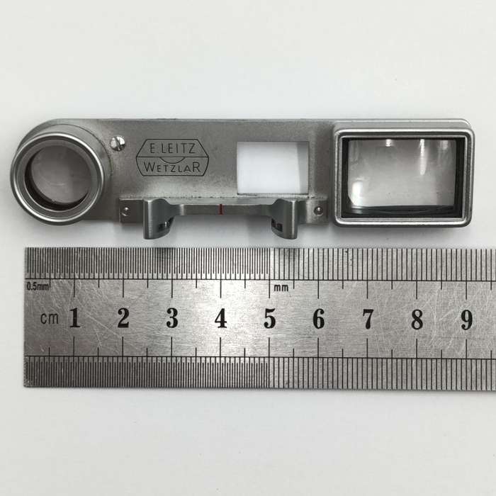 Vintage Leitz Wetzlar Summiaron range lens attachment - some glass damage
