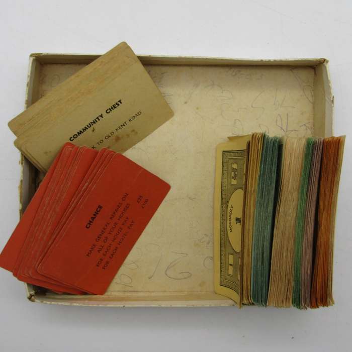 Vintage Monopoly set in Original box - almost complete