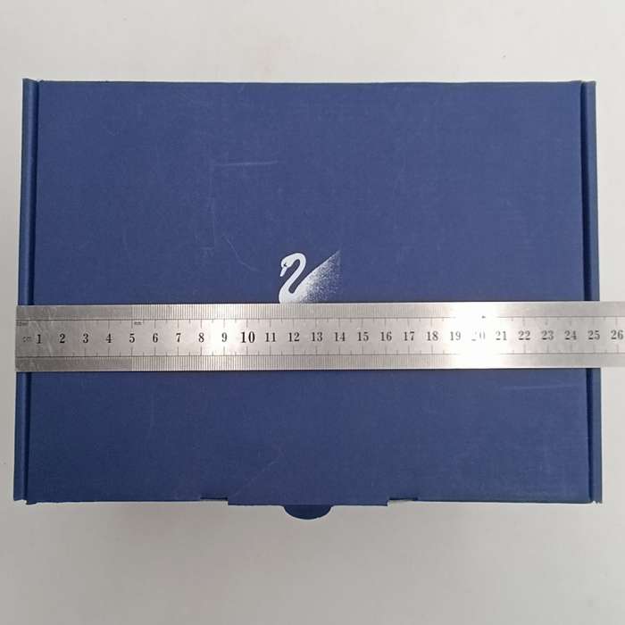 Swarovski Oval picture frame with Yasmine Hurel leaf design - in box