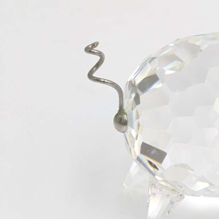 Swarovski silver crystal Mini Pig figurine #7638 in box