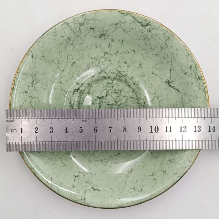 Vintage Royal Albert Gossamer pattern Porcelain trio - green