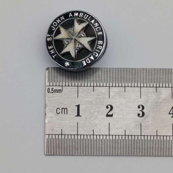 The St. John Ambulance Brigade button badge