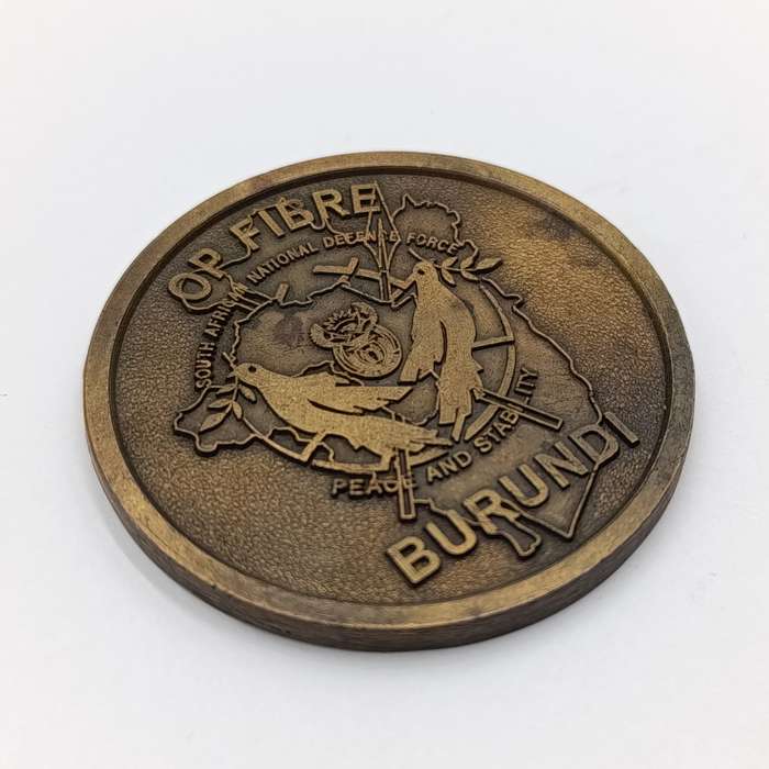 SANDF OP Fibre Burundi medallion