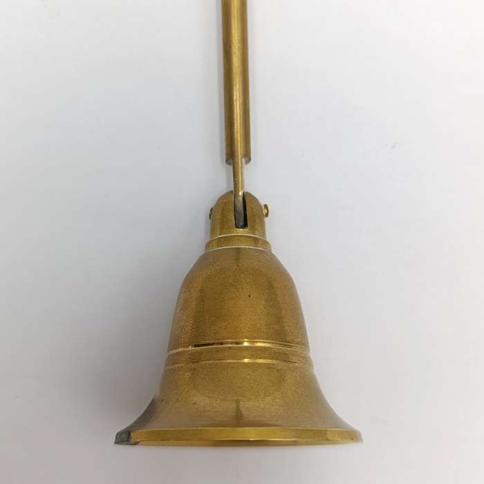 Vintage brass candle snuffer