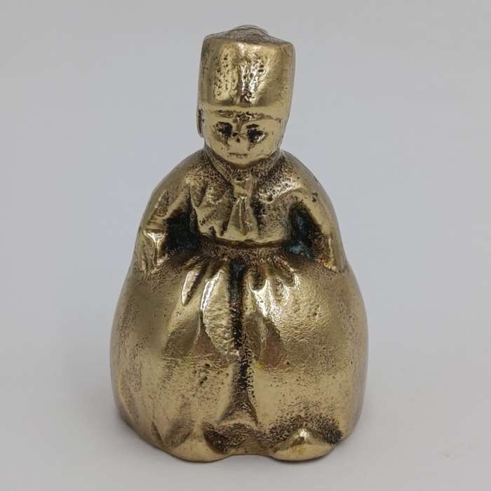 Vintage Brass little Dutch boy bell