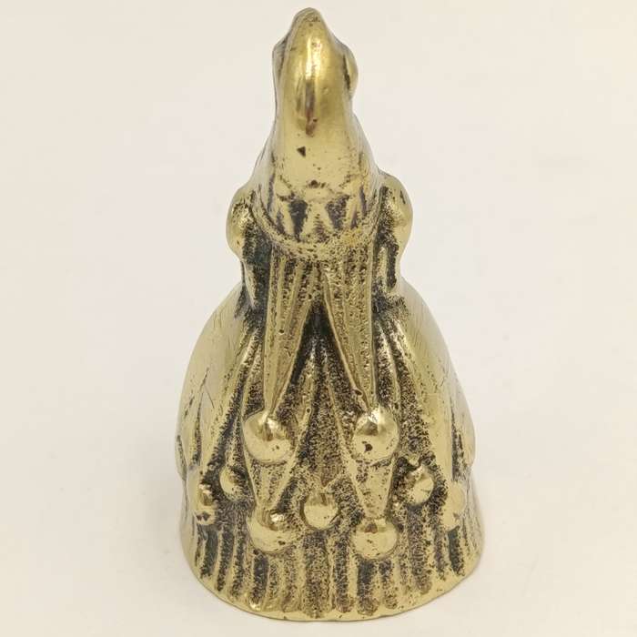 Vintage brass Court Jester Bell
