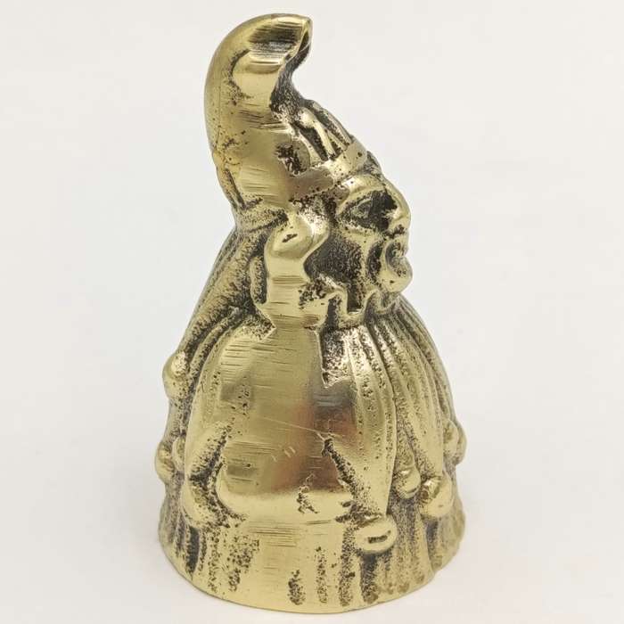 Vintage brass Court Jester Bell