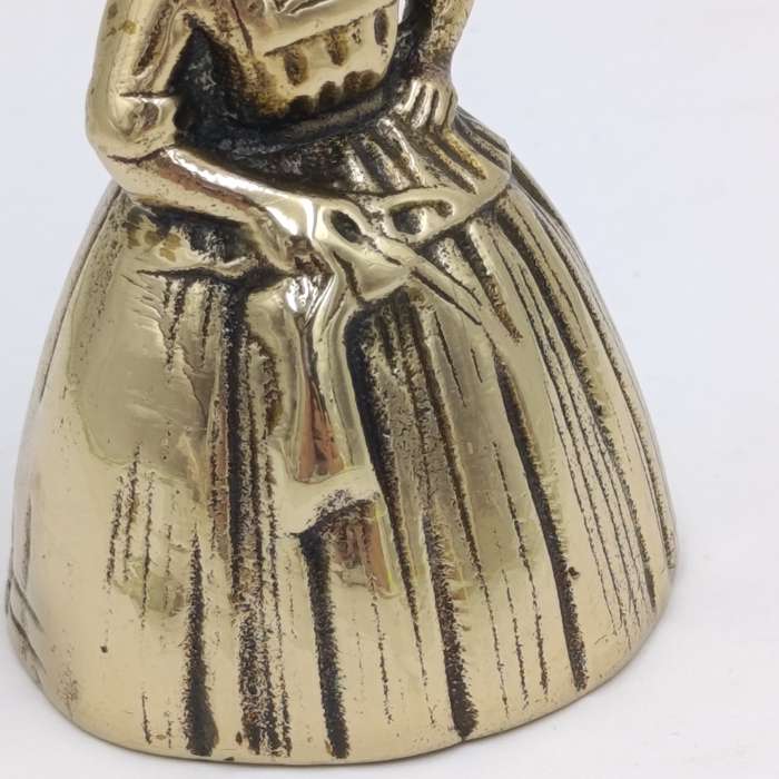 Vintage Brass Lady - figurine Bell