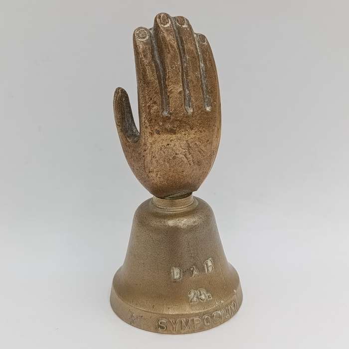 Vintage DAH Hamburg Symposium 1984 Copper hand bell
