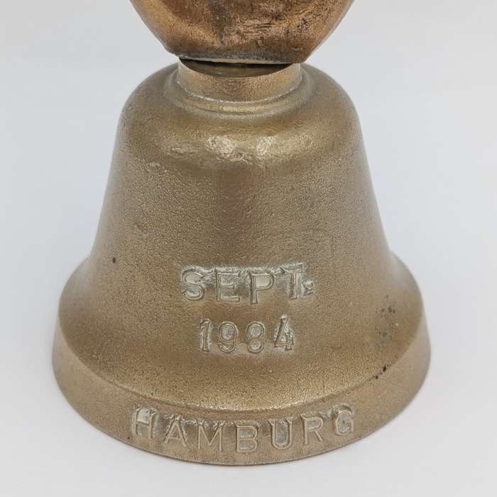 Vintage DAH Hamburg Symposium 1984 Copper hand bell