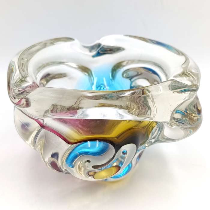 Beautiful Vintage Murano glass ashtray