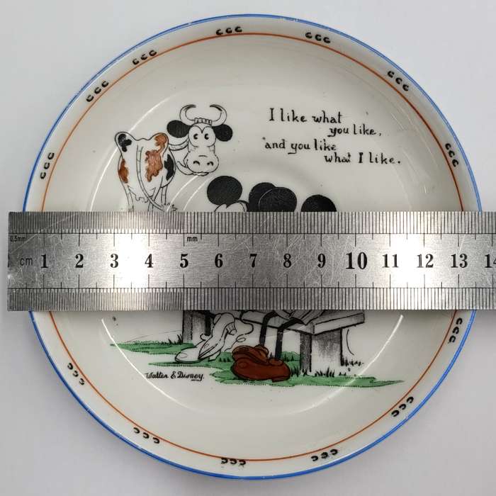 Vintage Royal Paragon Mickey Mouse series saucer