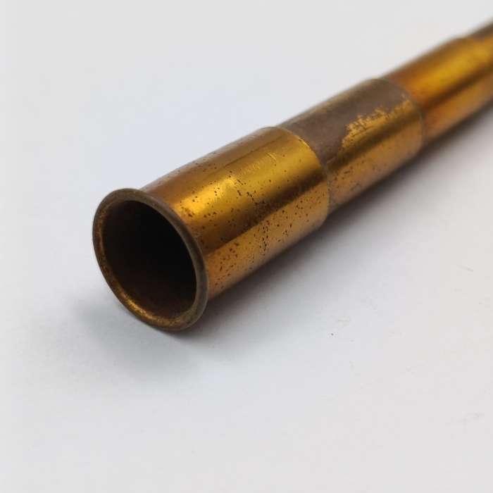 Antique telescope cigarette mouthpiece in holder
