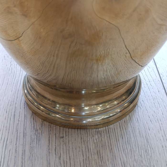 Antique solid brass pitcher jug