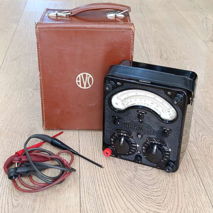Vintage Universal AVO Meter in original case