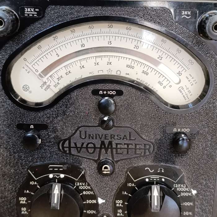 Vintage Universal AVO Meter in original case