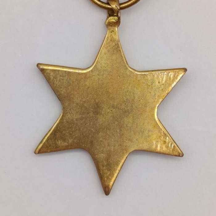 WW2 The Africa Star miniature medal with North Africa rosette