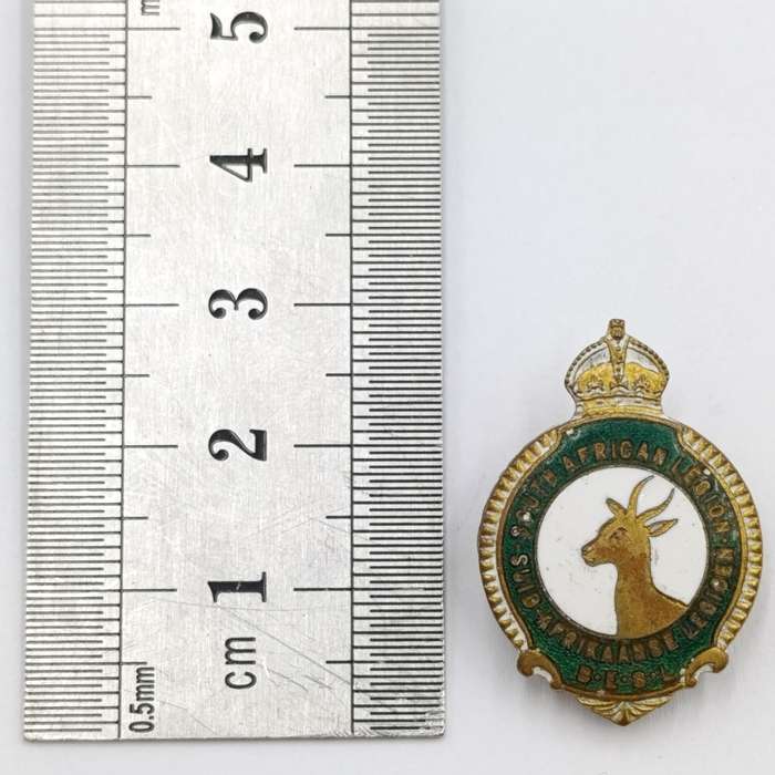 WW2 South African Legion button badge