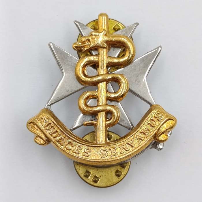 Pair of SA Military Health services collar badges