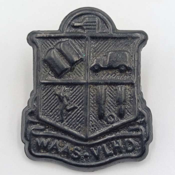 Pair of SA Women's Army Auxiliary Services collar badges - WAAS-VLHD