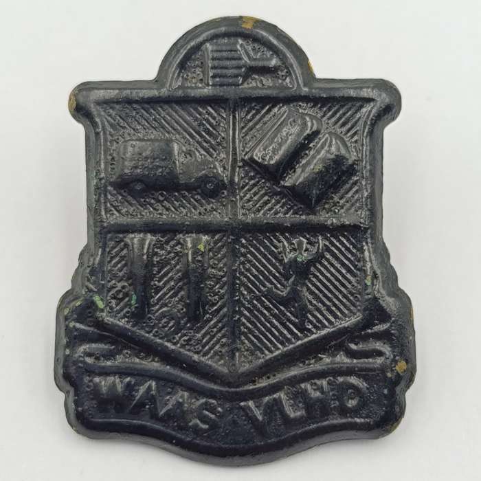 Pair of SA Women's Army Auxiliary Services collar badges - WAAS-VLHD